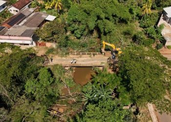 Prefeitura de Jaru dá início às obras de galeria de concreto que substituirão ponte de pista única na rua Rio Grande do Norte