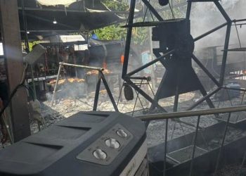 Princípio de incêndio incidente em estande de churrasco no Rondônia Rural Show