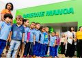 Deputado Pedro Fernandes celebra inauguração da Creche Manoa em Cujubim