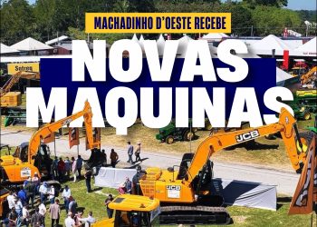 Novos maquinários chegam para reforçar obras e infraestrutura no município de Machadinho D’ Oeste