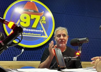 Fogaça também concedeu entrevista ao programa Jogo Aberto da Rádio 97,9 FM, em Machadinho D’Oeste -RO