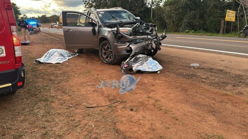 Jaru: Acidente grave na BR-364 deixa duas vítimas fatais