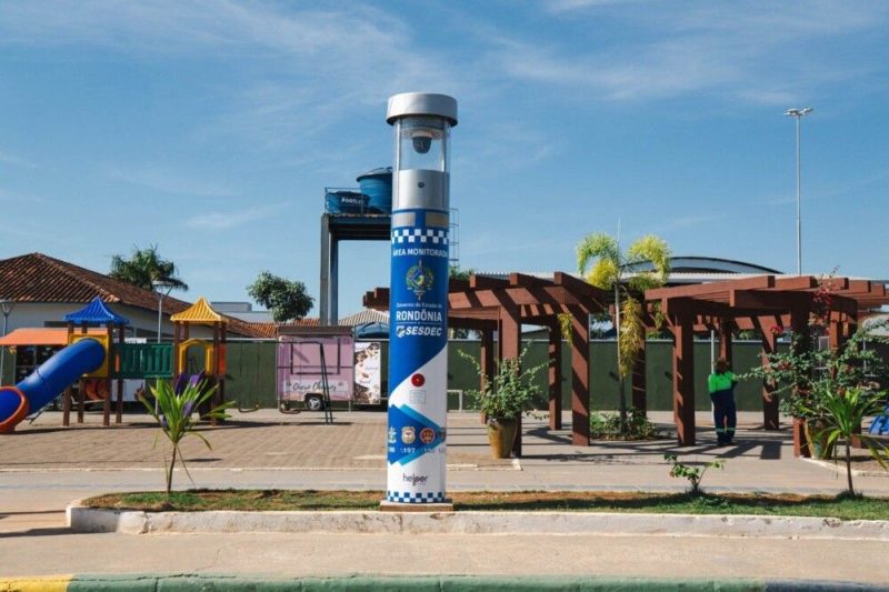 Segurança pública: Totem de monitoramento com contato direto com a polícia já está em funcionamento em Jaru