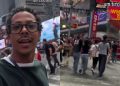 Rondoniense grava momento em que jogou tiros na Times Square, em Nova York: ‘Pensei que era um atentado’