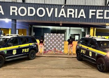 Passageiro é preso pela PRF com 79 kg de cocaína em malas dentro de ônibus