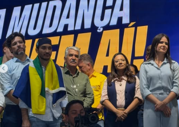 Fernando Maximo Esteve no lançamento da pré-candidatura de Marcos Rogério ao Governo de Rondônia e o anúncio de Delegado Camargo como pré-candidato a vice-governador.