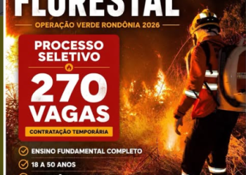  PROCESSO SELETIVO ABERTO PARA BRIGADISTA FLORESTAL!