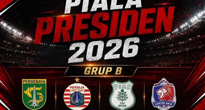 Jadwal Grup B Piala Presidente 2026