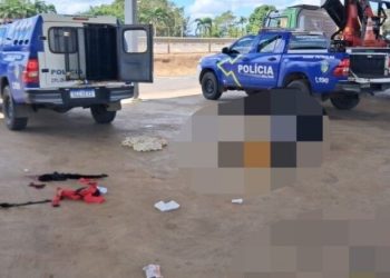 Urgente: Um suspeito morre e outro fica ferido após troca de tiros com a Força Tática na Br-364 entrada de Cujubim