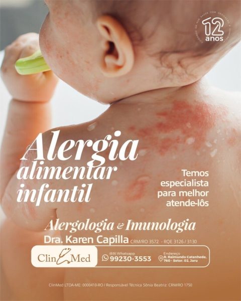 Alergia alimentar infantil: quando os sinais merecem atenção especializada