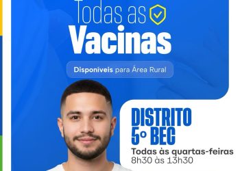 CRONOGRAMA DE VACINAS – MÊS DE JULHO