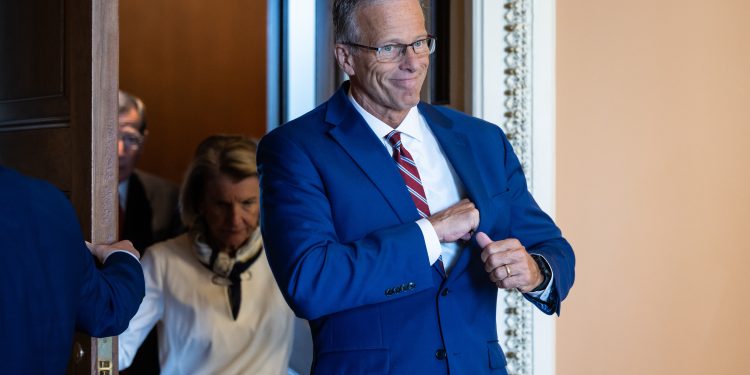 John Thune signals he’ll pursue a 2028 Senate run. Some aren’t sure he’ll follow through.