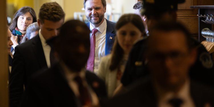 JD Vance’s Senate lunch visit dominated by Iran
