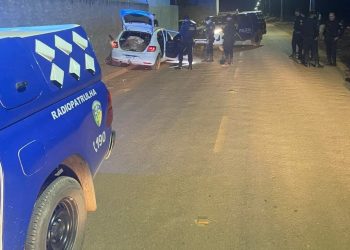 Jaru: perseguição policial termina com suspeito baleado e dois rifles apreendidos