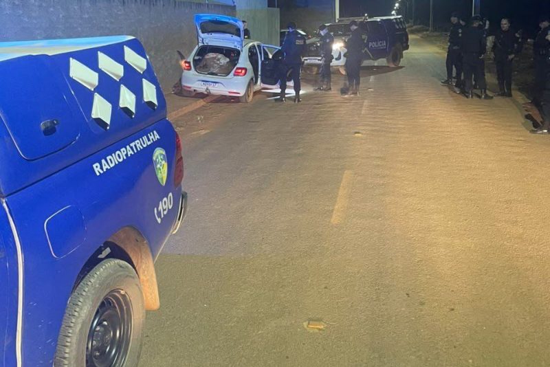 Jaru: perseguição policial termina com suspeito baleado e dois rifles apreendidos