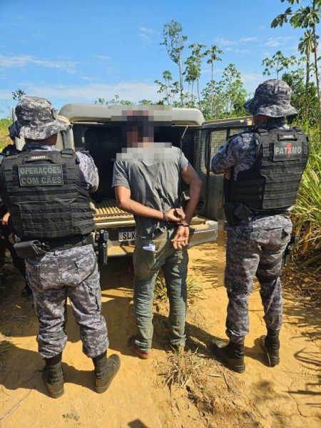 PATAMO de Jaru recaptura foragido da Justiça dentro de Reserva Ambiental em Machadinho D’Oeste