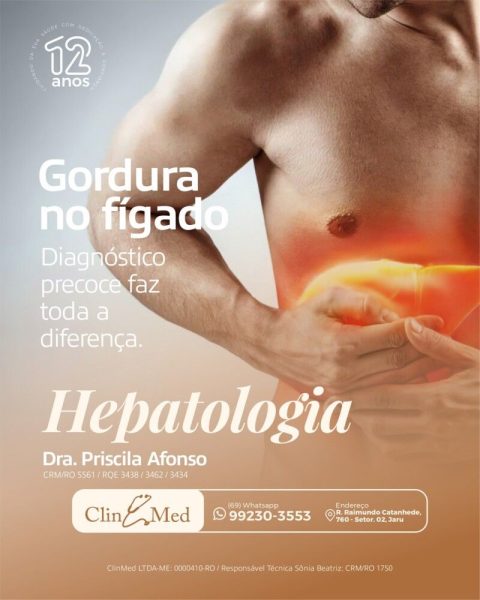 Gordura no fígado: diagnóstico precoce faz toda a diferença