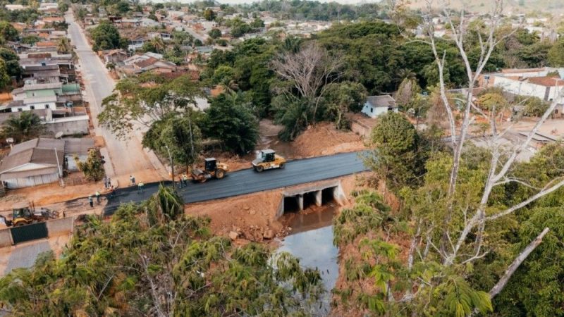 Prefeitura de Jaru conclui, em menos de dois meses, construção da nova galeria da rua Rio Grande do Norte