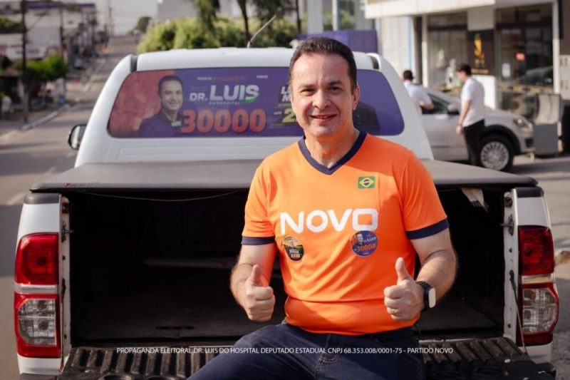 Dr. Luís do Hospital inicia campanha à reeleição com adesivaço em Jaru