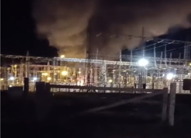 Explosão seguida de incêndio atinge estação da Eletronorte em Vilhena, veja vídeo