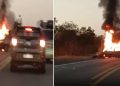 Quatro morrem em colisão frontal entre carros na MT-010; vítimas ficaram presas às ferragens