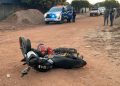 Vídeo: Motociclista fica ferido após seções com veículo em segmentos de Alvorada do Oeste