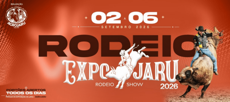 ACOMPANHE AO VIVO O RODEIO DA EXPOJARU 2026!