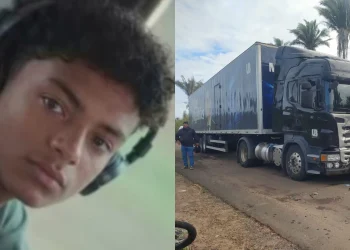 Jovem morre após colisão entre moto e carreta que transportava equipamentos de Léo Magalhães, veja vídeo