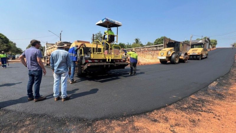 Asfalto Novo: Prefeitura de Jaru finaliza pavimentação de mais um trecho da Rua Marechal Rondon, no Setor 02