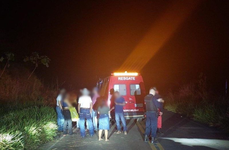 Motociclista fica ferido após acidente durante madrugada na zona rural de Jaru