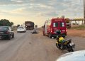 Jaru: Motociclistas colidem na entrada do Jardim Primavera