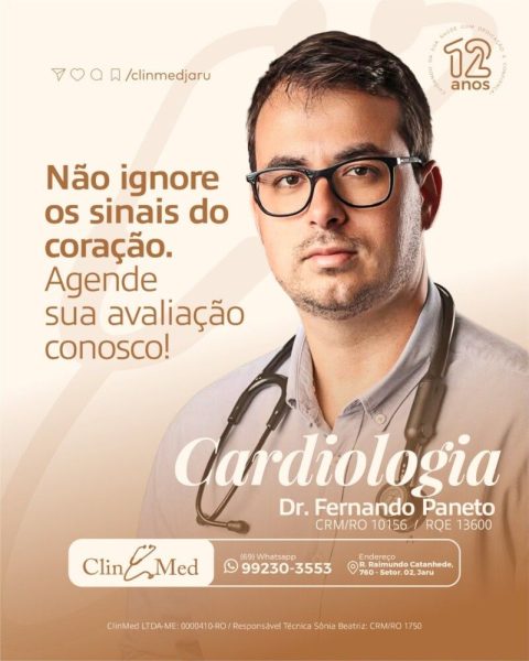Cardiologia: cuidado do seu coração com atendimento especializado na Clin Med