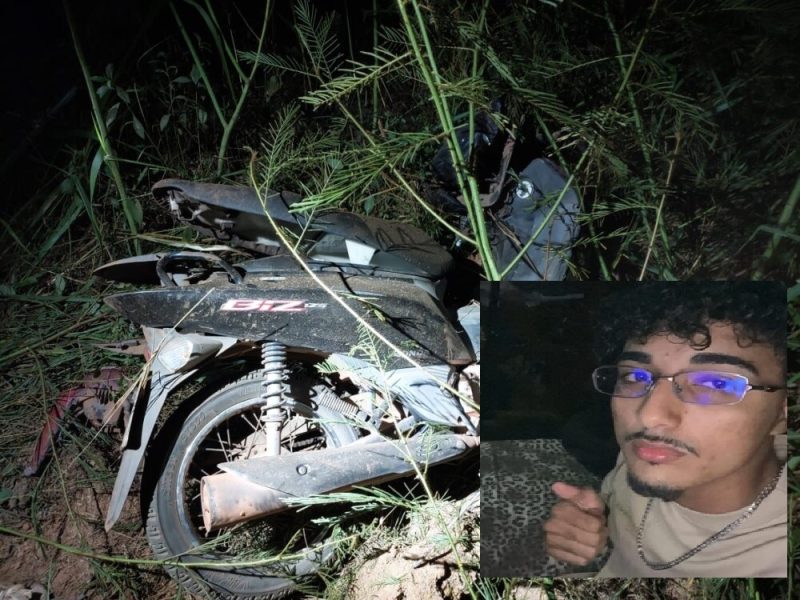 Jovem de 21 anos morre após perder o controle de motocicleta na RO-383, entre Santa Luzia e Rolim de Moura