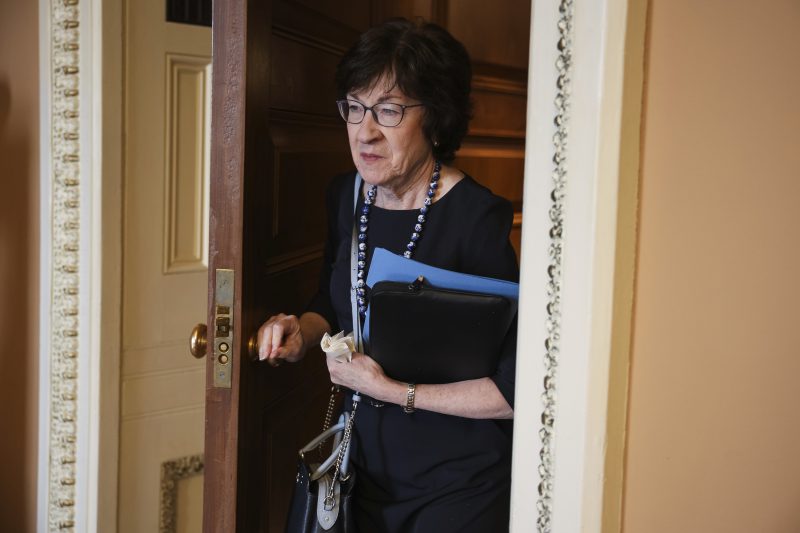 Collins critica plano de Trump de ‘politizar’ subsídios por desafiar o Congresso
