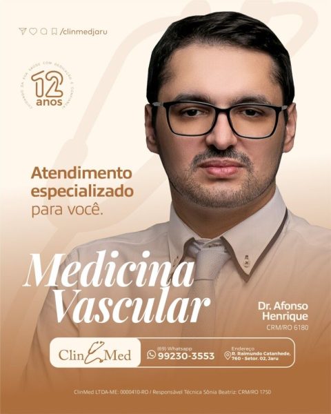Clin Med amplia atendimento especializado com Medicina Vascular em Jaru