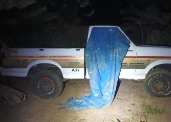 Jaru: Caminhonete com registro de roubo é localizado em chácara na zona rural