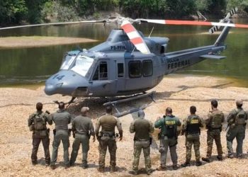PF realiza operação contra garimpo ilegal e destruição em terras indígenas na divisão de RO e MT