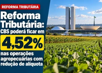 Reforma Tributária: CBS poderá ficar em 4,52% nas operações agropecuárias com redução de alíquota