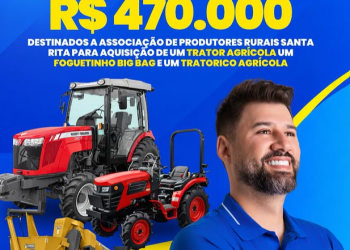 Deputado Nim Barroso destina Emenda R$ 470 mil destinados à Associação de Produtores Rurais Santa Rita, em Alvorada do Oeste,