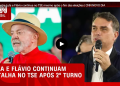 Disputa entre Lula e Flávio continua no TSE mesmo após o fim das eleições