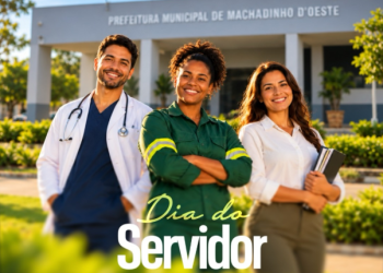 DIA DO SERVIDOR PÚBLICO: HOMENAGEM A QUEM CONTRIBUI DIARIAMENTE PARA O DESENVOLVIMENTO DE MACHADINHO D’OESTE